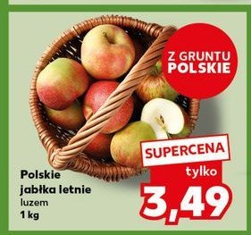 Jabłka letnie polska promocja