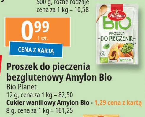 Cukier waniliowy bio Amylon promocja