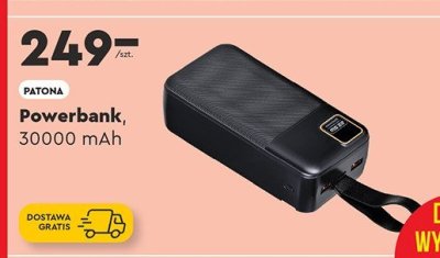 Powerbank Patona 30000mAh promocja w Biedronka