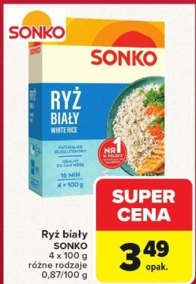 Ryż biały SONKO promocja w Carrefour