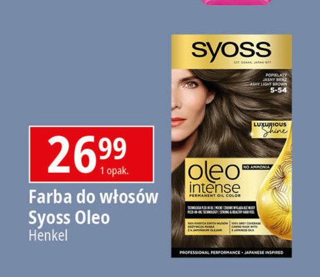 Krem koloryzuj膮cy 5-54 Syoss oleo intense thermo care promocja
