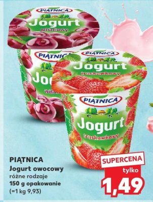 Jogurt owocowy różne rodzaje promocja w Kaufland