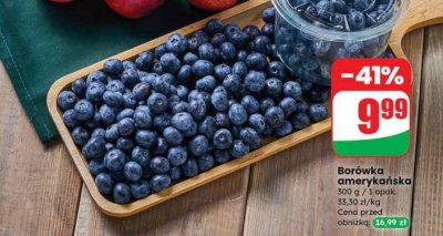 Borówka amerykańska 300 g promocja w Dino