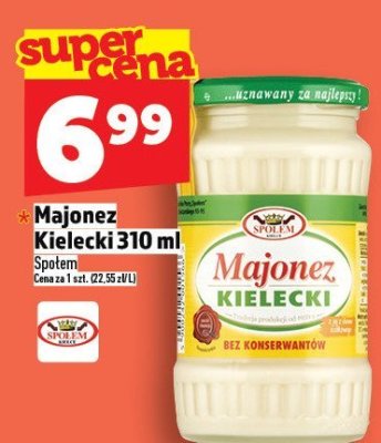 Majonez Kielecki 310 ml promocja w TOPAZ