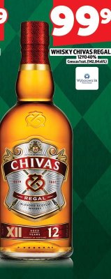 Whisky Chivas Regal 0.7l 12yo 40% promocja w TOPAZ