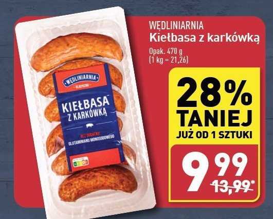 Kiełbasa z karkówką Wędliniarnia promocja