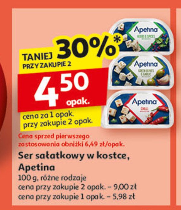 Ser biały grenn olives garlic Arla apetina promocja