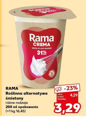 Roślinna alternatywa śmietany różne rodzaje promocja w Kaufland