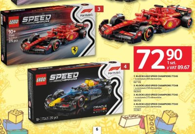 Klocki LEGO SPEED CHAMPIONS 77242 Ferrari SF-23 promocja w Selgros