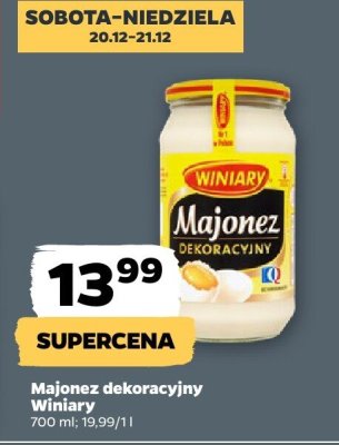 Majonez dekoracyjny promocja w Netto