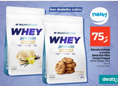 Odżywka białkowa w proszku Allnutrition Whey Protein Premium różne rodzaje promocja w Dealz