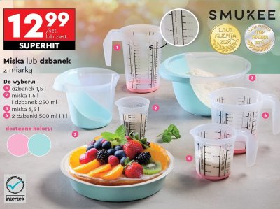 Miska 1.5 l z pojemnikiem 250 ml Smukee promocja