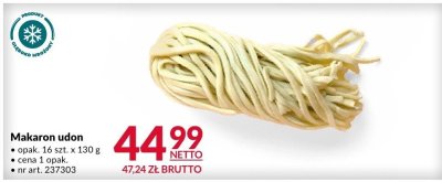 Makaron udon promocja w Makro