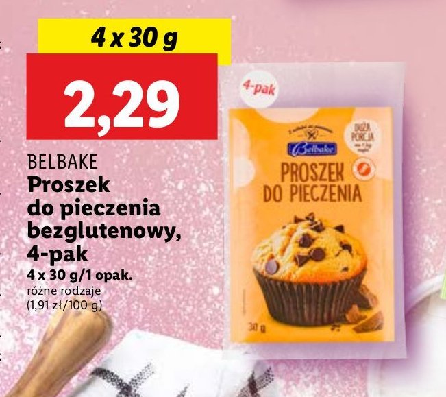 Proszek do pieczenia Belbake promocja w Lidl