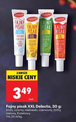 Fajny pisok XXL Delecta, 30 g - fioletowy promocja w Biedronka