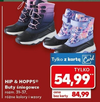 Buty śniegowce HIP & HOPPS promocja w Kaufland
