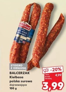 Kie艂basa polska surowa d艂ugodojrzewaj膮ca Balcerzak promocja