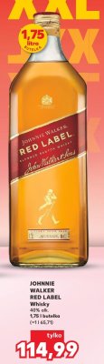 Whisky Johnnie Walker Red Label promocja w Kaufland