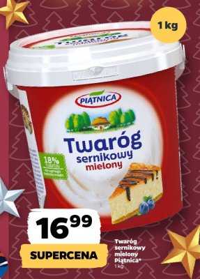 Twaróg sernikowy mielony Piątnica promocja w Netto