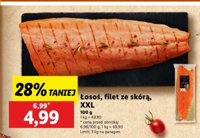 Łosoś atlantycki xxl filet ze skórą Connoisseur promocja