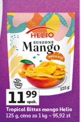 Tropical Bites mango Helio 125 g promocja w Auchan