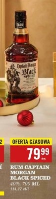 Rum Captain Morgan Black Spiced promocja w Biedronka