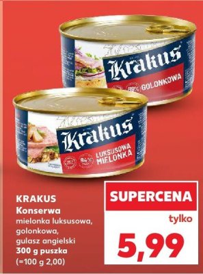 Konserwa gulasz angielski  promocja w Kaufland