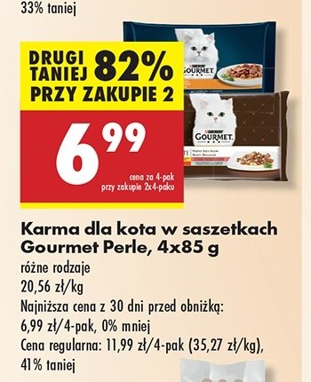 Karma dla kota chef's recipes Purina gourmet a la carte promocja