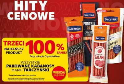 Wszystkie kabanosy pakowane TRZECIE -100% promocja w Kaufland
