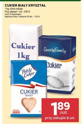 Cukier biały promocja w Stokrotka