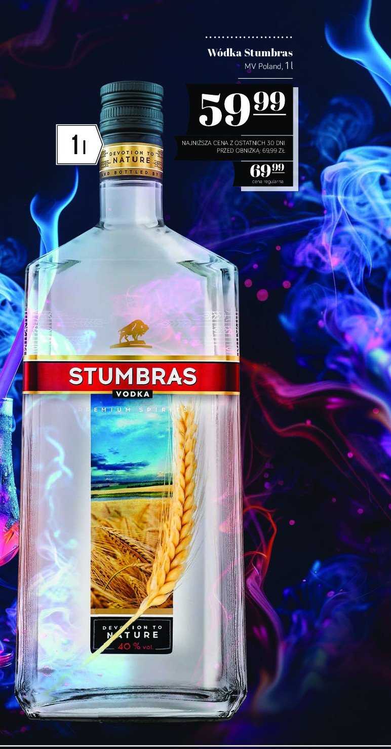 Wódka Stumbras centenary promocja w POLOmarket