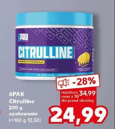 Citrulline 6pak promocja