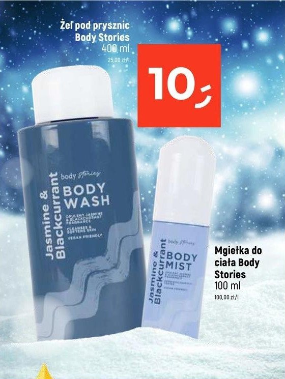 Żel pod prysznic jasmine & blackurrant Body stories promocja