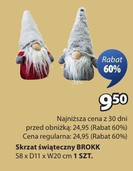 Skrzat świąteczny BROKK promocja w Jysk