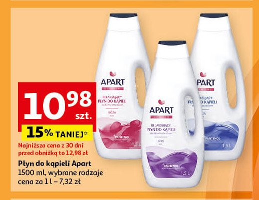 Płyn do kąpieli irys Apart floral care Apart natural promocja