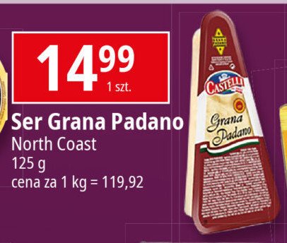 Ser grana padano Castelli promocja w Leclerc