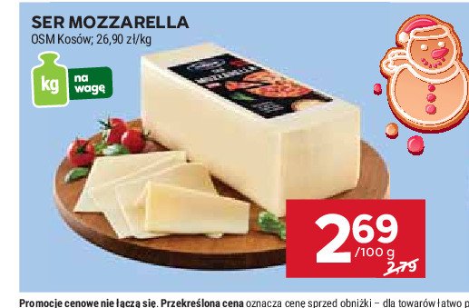 Ser mozzarella Osm kosów lacki promocja