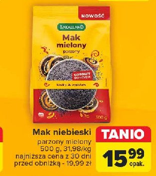 Mak niebieski Bakalland promocja