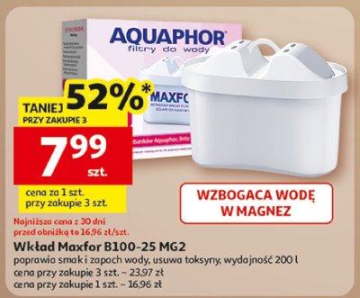 Wkład Maxfor B100-25 MG2 Aquaphor promocja w Auchan