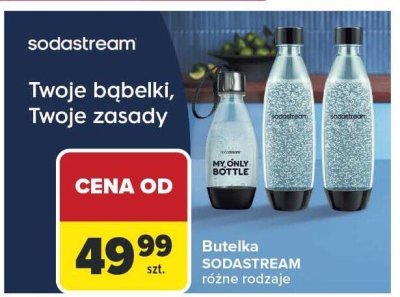 Butelka różne rodzaje Sodastream promocja w Carrefour