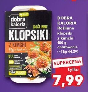 Klopsiki roślinne z kimchi Dobra kaloria promocja