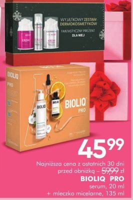 Serum BIOLIQ PRO, 20 ml + mleczko micelarne, 135 ml promocja w Super-Pharm