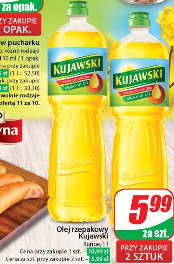 Olej rzepakowy Kujawski Kujawski kruszwica promocja