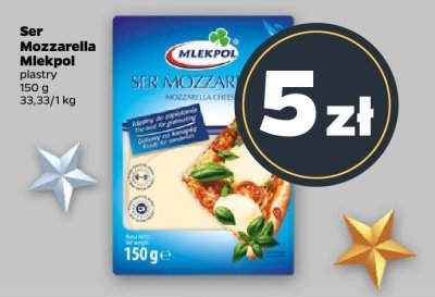 Ser Mozzarella plastry promocja w Netto