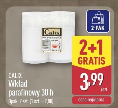 Wkład parafinowy 30 h promocja w Aldi