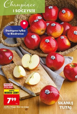 Jabłka Magic Star na wagę promocja w Biedronka