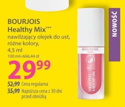Olejek do ust Bourjois Healthy Mix promocja w Hebe