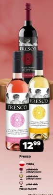 Wino Fresco półsłodkie półwytrawne różne rodzaje promocja w Netto