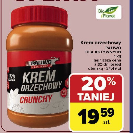 Krem orzechowy paliwo klasyczny Naturavena promocja