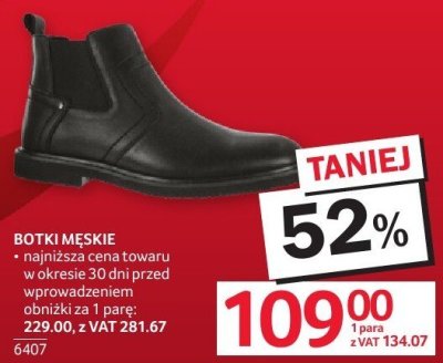 Botki męskie promocja w Selgros
